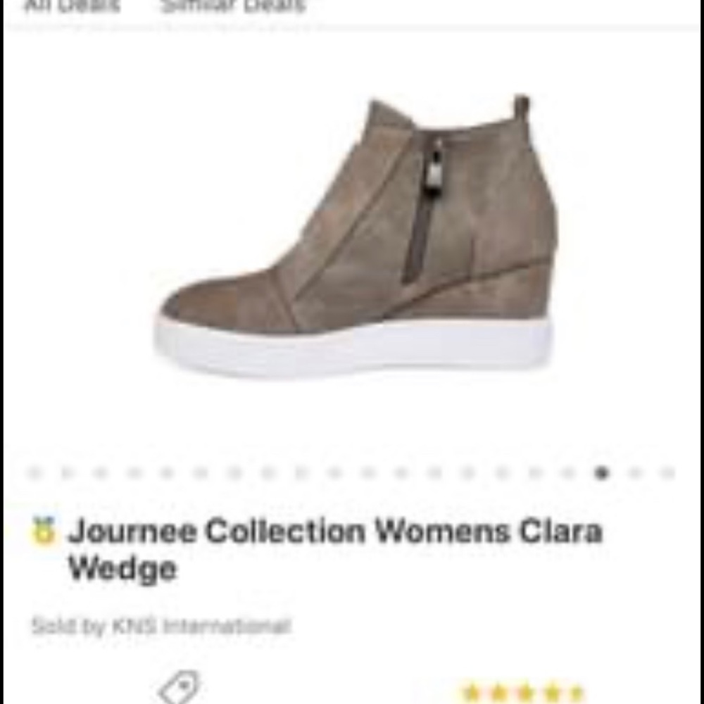 Journee Collection Womens Seena Wedge 6.5